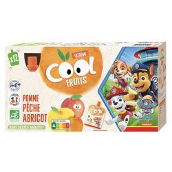Vitabio Pomme Peche Abricot - 12x90g
