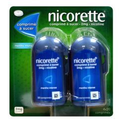 NICORETTE 2 mg - 80 comprimés à sucer