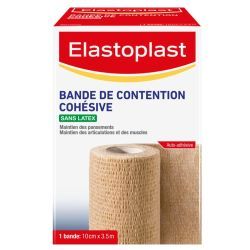 Bande de contention cohésive - 10 cm x 3,5 m, coloris chair