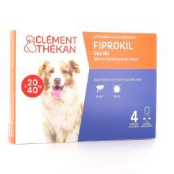 Fiprokil Spot-On Chien 10-20kg - 4 pipettes
