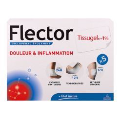 FLECTORTISSUGELEP 1 % - 5 emplâtres médicamenteux