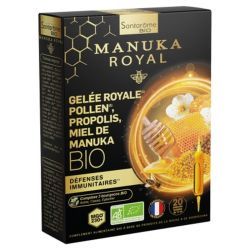 Gelée Royale Pollen Propolis Miel de Manuka - 20 Ampoules