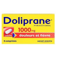 DOLIPRANE 1000 mg, comprimé - 8 comprimés