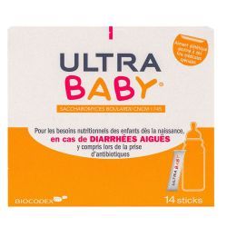 Ultra Baby poudre antidiarrhéique - 14 sticks