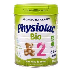 Physiolac Bio 2 De 6 à 12 Mois - 800 g