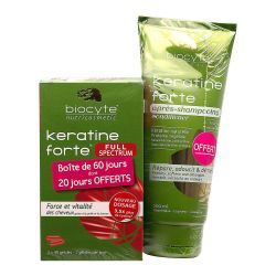 Biocyte Keratine Forte® Full Spectrum - 120 gélules