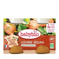 Babybio - Légumes Courge Violina de notre Ferme - Petits pots 2x130g