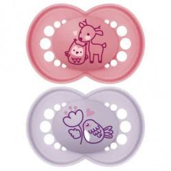 Original Sucettes symétriques nature 6+ - lot de 2