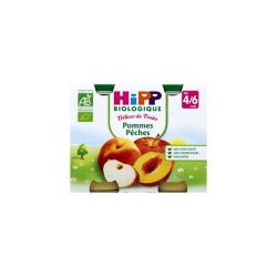 Pots Pommes Pêches - 2x190g