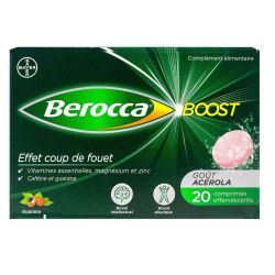 Bayer Berocca Boost - 20 comprimés effervescents