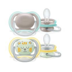 Ultra Air Day & Night - Sucettes orthodontiques 18M+ - Lot de 2