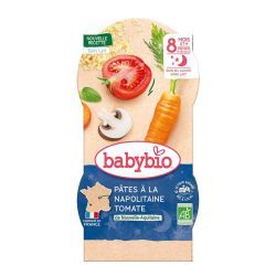 Menus Du Soir Pâtes à la Napolitaine Tomate de Nouvelle-Aquitaine - Bols 2x200g