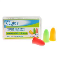 Protection Auditive en Mousse Fluo - 3 Paires