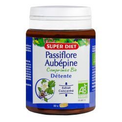 Passiflore-Aubépine Bio - 80 comprimés