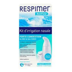 Respimer netiflow kit d'irrigation nasale - 1 dispositif + 6 sachets