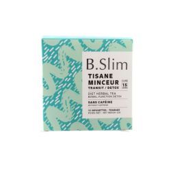 Diet World B.Slim Transit Détox Tisane Minceur - 15 Infusettes Sans Cafeine 