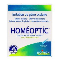 HOMEOPTIC, collyre en récipient unidose - 10 récipients