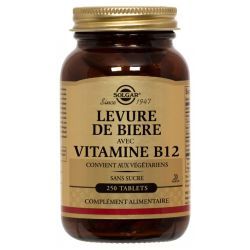 Solgar Levure de Bière Avec Vitamine B12 - 250 Comprimés