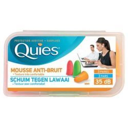 Protection Auditive Mousse - 3 Paires Fluo