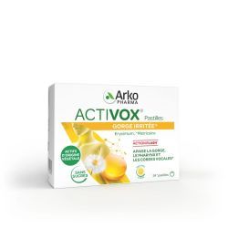 Activox Pastilles Arôme Miel Citron- 24 pastilles