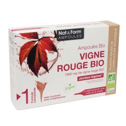 Nat & Form Jambes légères vigne rouge Bio  -  20 ampoules