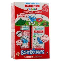 Coffret Duo Répulsif & Apaisant Anti-Pique Schtroumpfs - Spray 75ml & Roller 5ml