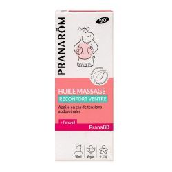 Pranarôm PranaBB Huile Massage Réconfort Ventre Bio - 30 ml