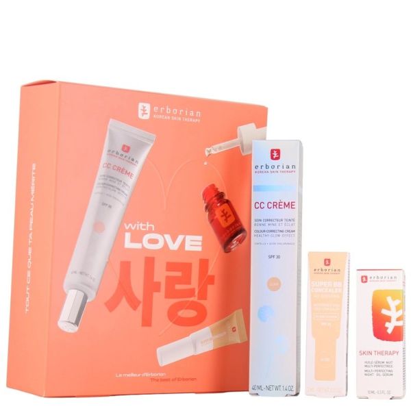 Coffret Le Meilleur - CC Crème Clair 40 ml, Skin Therapy Huile Sérum 10 ml, Super BB Concealer Nude 3 ml