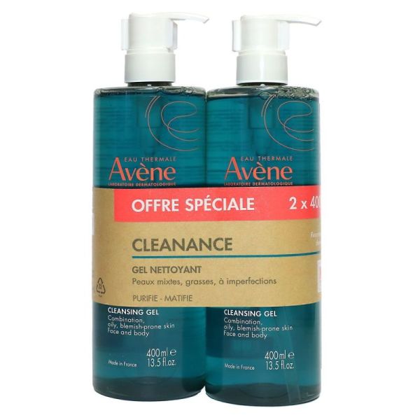 Cleanance Gel Nettoyant - 2x400ml