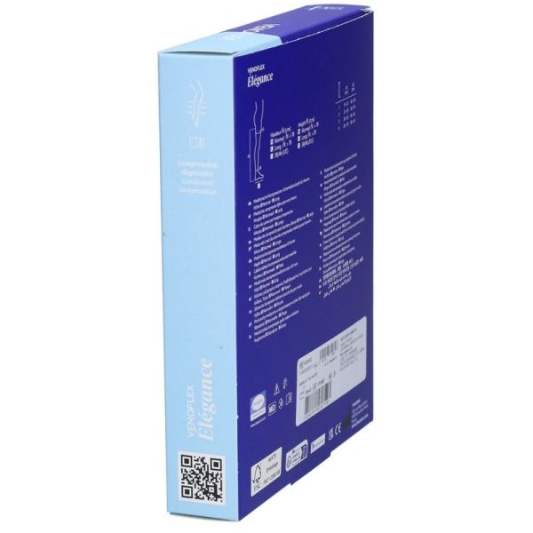 Venoflex Elegance Bas de contention homme - Noir