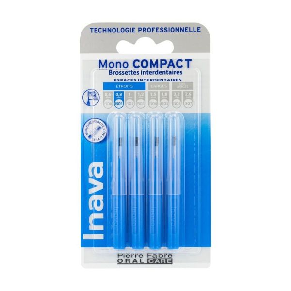 MonoCompact bleue (ISO 1) - brossette interdentaire