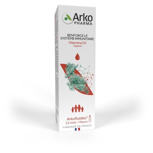 Arkofluides® Vitamine D3 Végétale - none