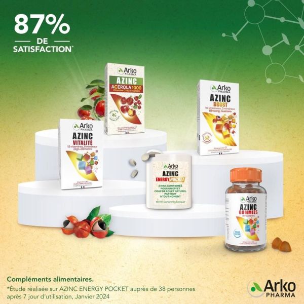Azinc Energy Pocket - 60 comprimés