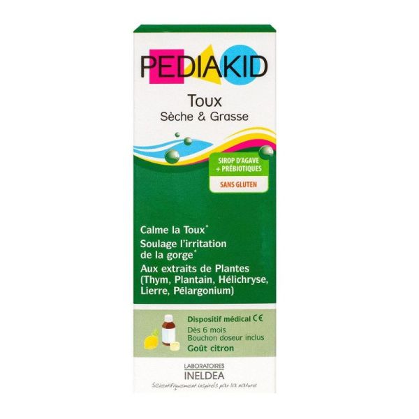 Pediakid toux sèche & grasse sirop - 125 ml