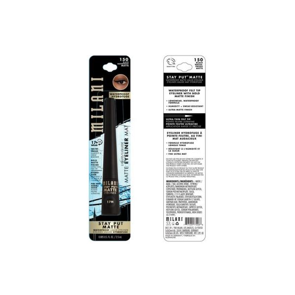 Eyeliner Stay Put Matte Eyeliner - Black Waterproof