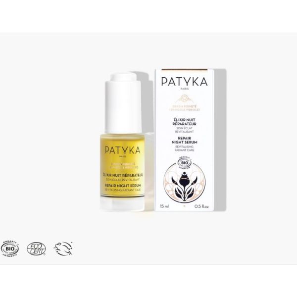 PATYKA  Rides & Fermeté Elixir Nuit Réparateur Bio - 15 ml