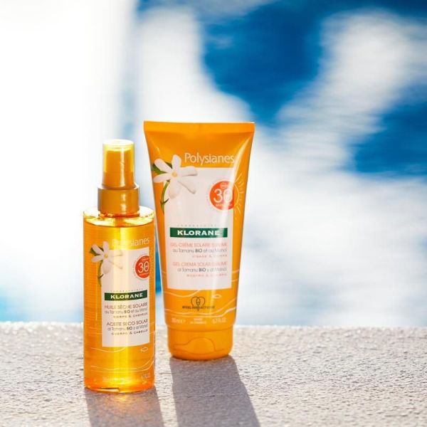 Tamanu BIO et Monoï Huile sèche solaire SPF 30 - 200ml