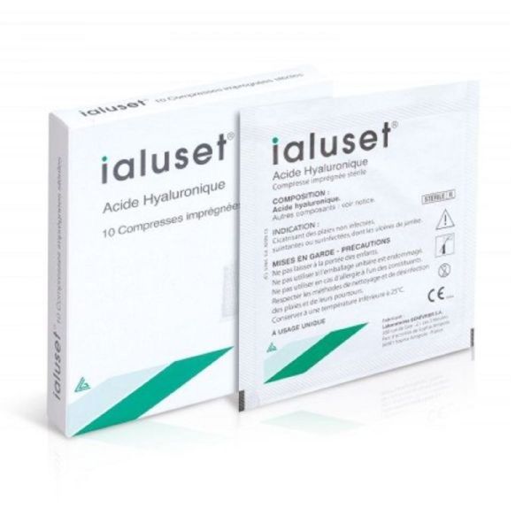 Ialuset Compresse Imprégnée - 10x10cm x 10