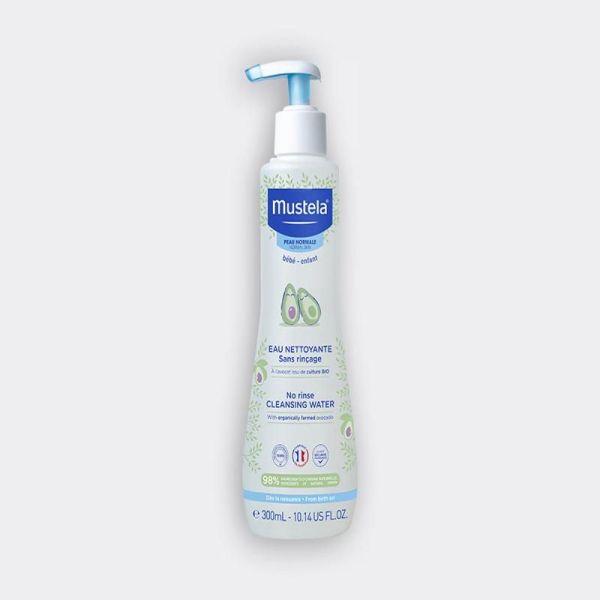 Peau normale Eau nettoyante bébé sans rinçage à l'avocat BIO - 500ml