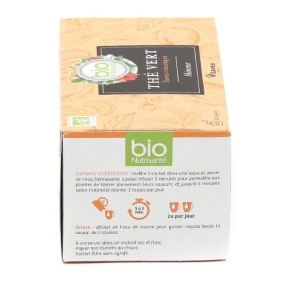 Thé vert saveur exotique - 20 sachets