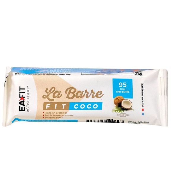 Eafit Active Food La Barre Fit Saveur Coco - 28g