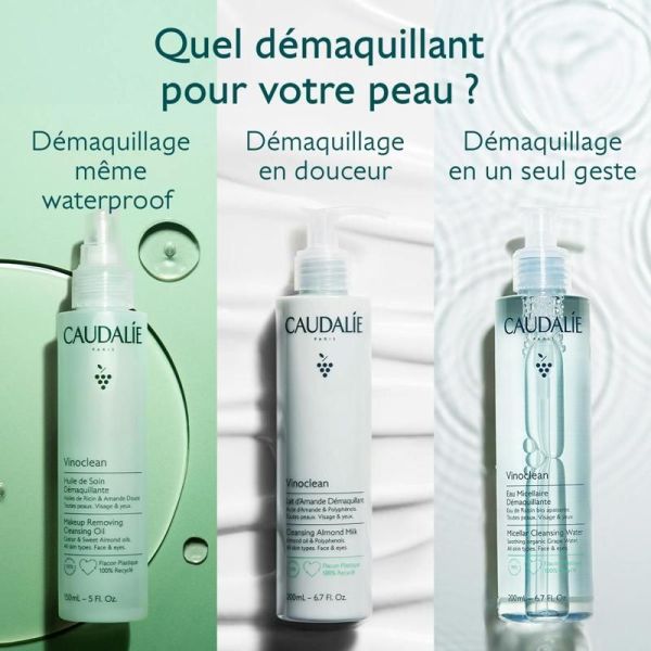 Vinoclean Lait d'Amande Démaquillant - 200ml