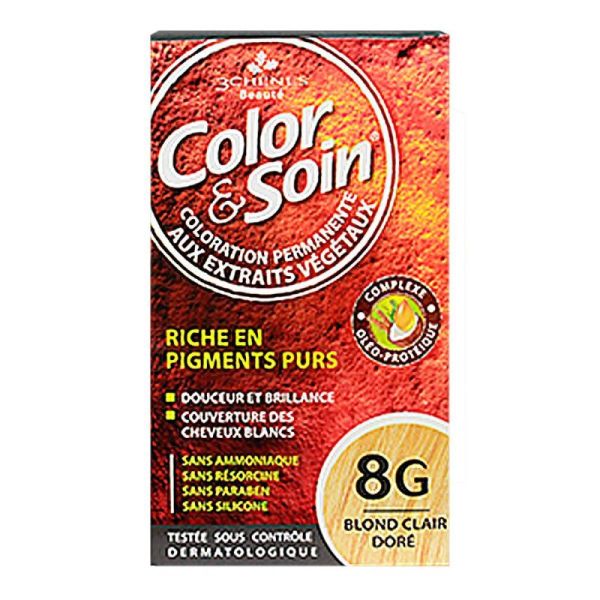 Color & Soin Coloration Blond Clair Doré 8G