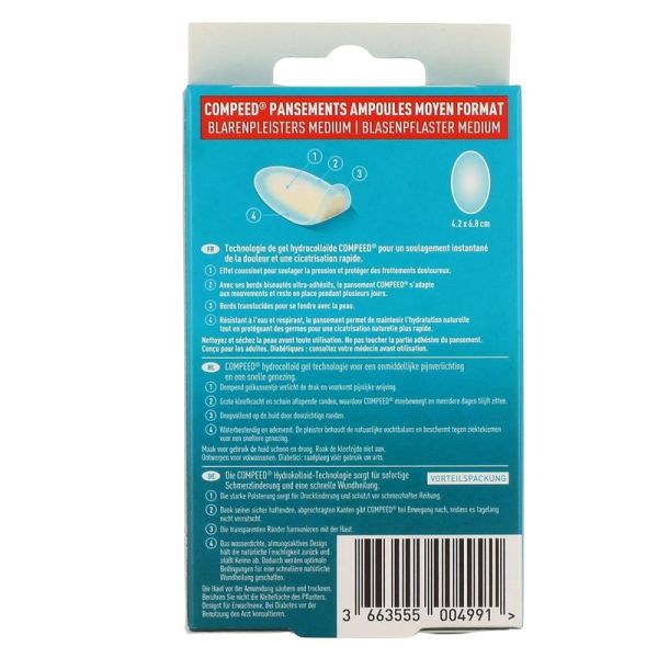 Pansement Ampoule Moyen Format