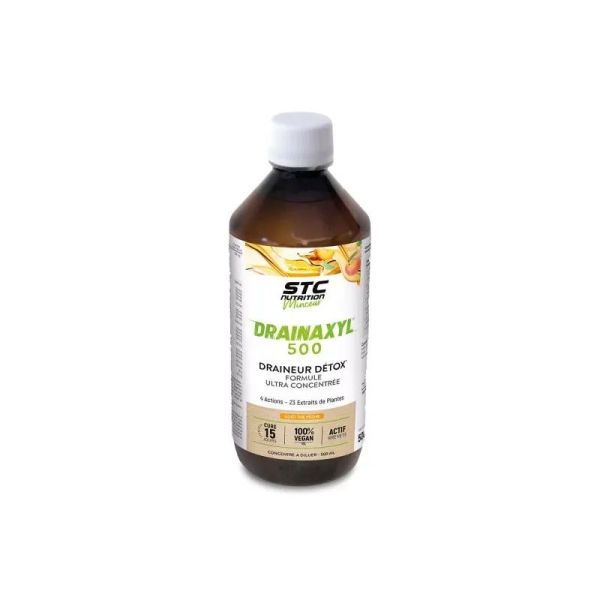 Drainaxyl 500 goût thé pêche - 500ml