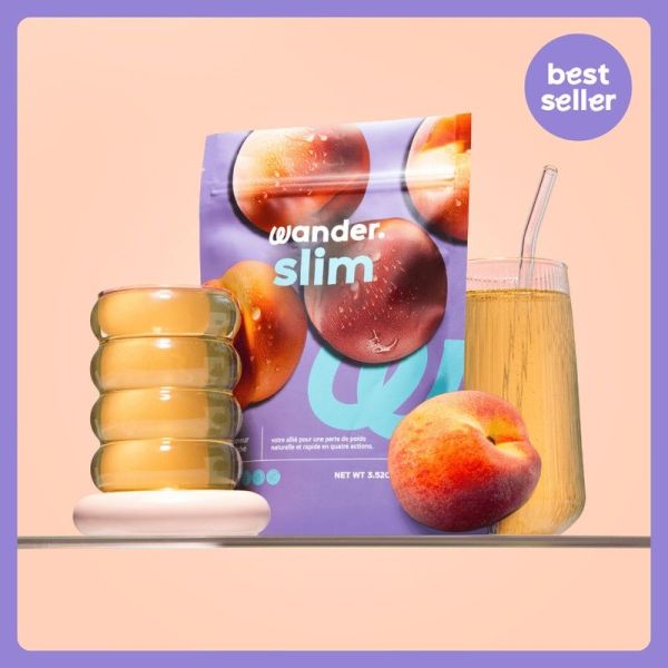 wander slim - Pêche - 1 sachet