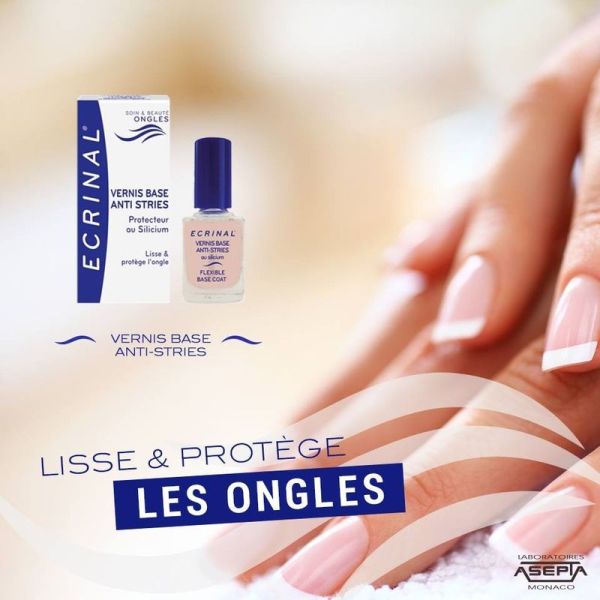 ECRINAL® vernis base anti-stries - 10 ml