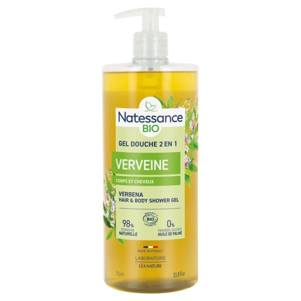 Shampooing-Douche Verveine Citronnée Bio - Verveine Citronnée - 1 L