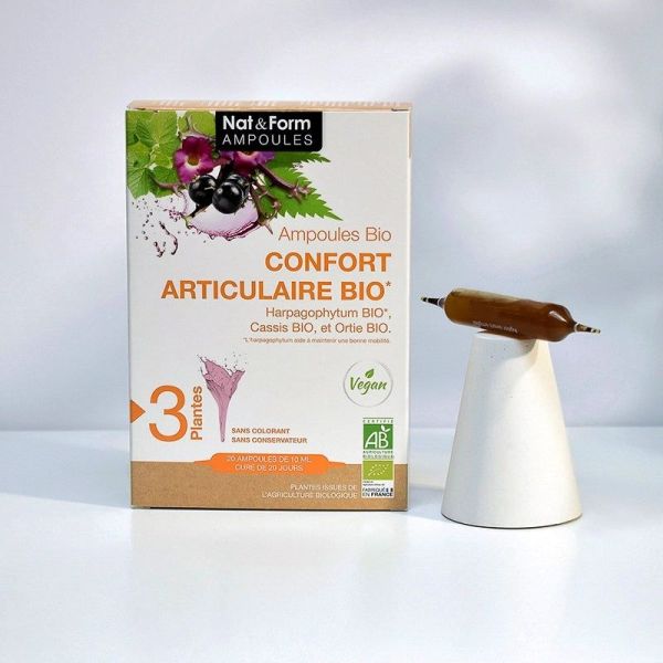 Ampoules Confort articulaire bio - 20 ampoules