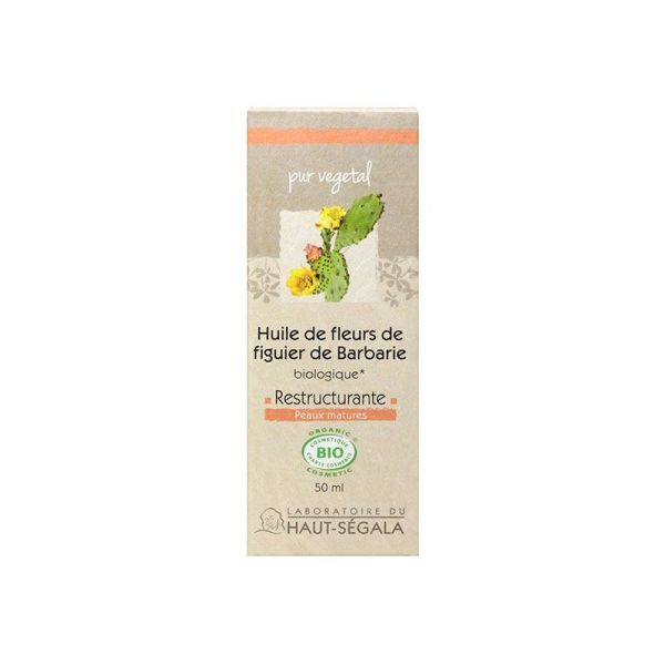 Laboratoire du Haut-Ségala Huile de Fleurs de Figuier de Barbarie Bio - 50 ml